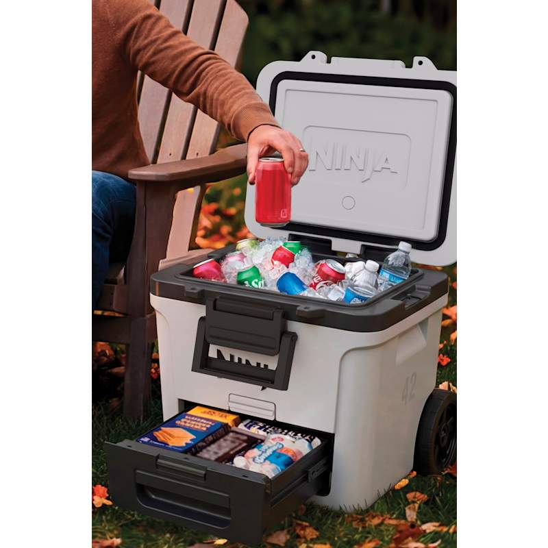 Ninja FrostVault™ 42qt Cooler with Wheels in Lakeshore Blue