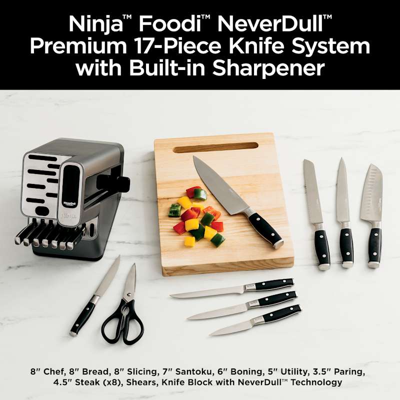 Ninja NeverDull™ 17-Piece Premium Knife System