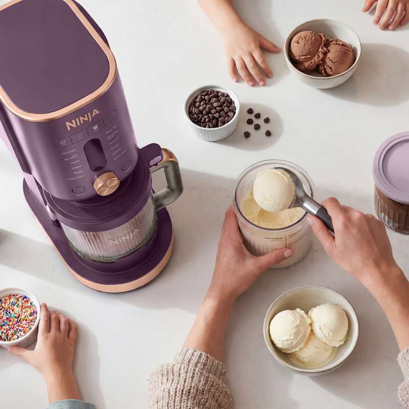 Ninja CREAMi® Deluxe 11-in-1 Ice Cream Maker in Navy | SharkNinja