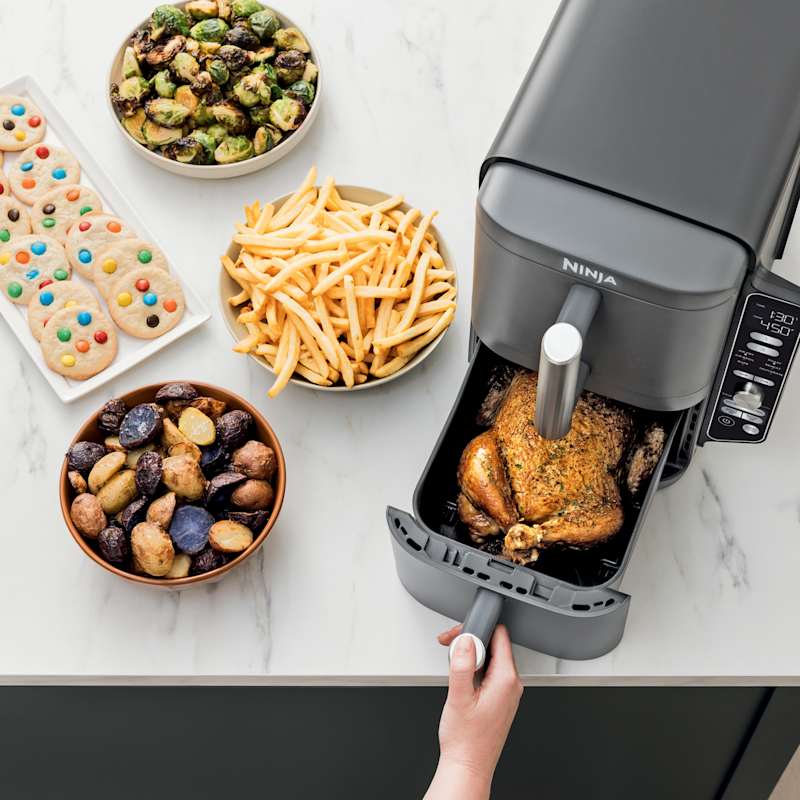 Ninja DoubleStack XL 10 QT, 6-in-1, 2-Basket Air Fryer, Space