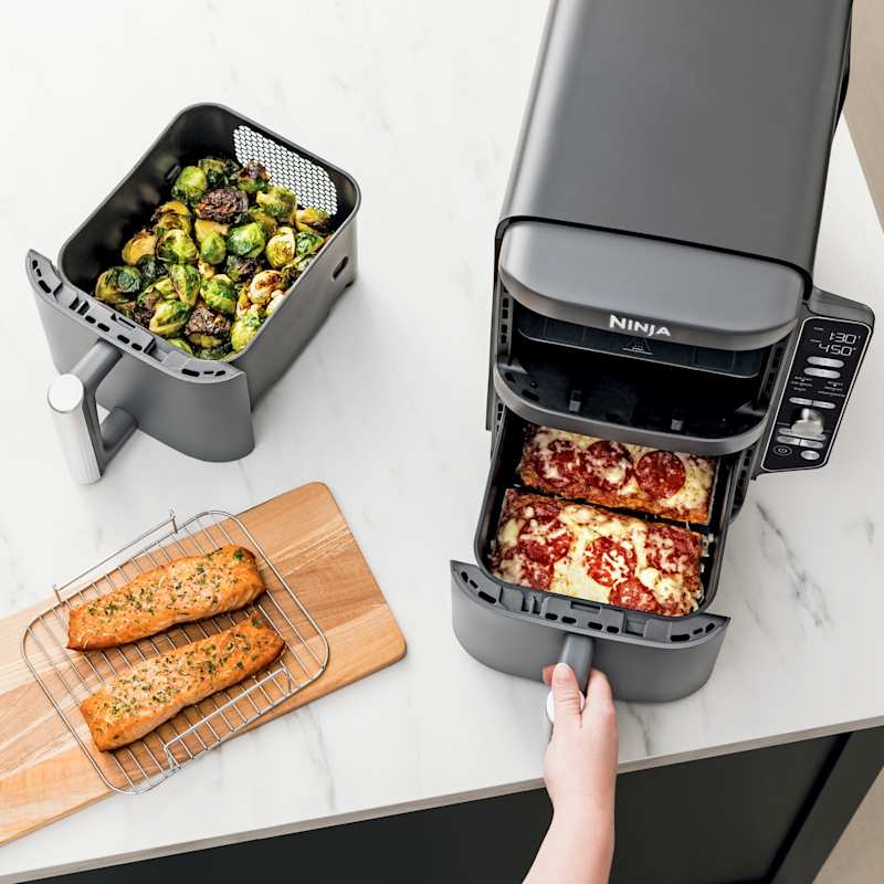 Ninja DoubleStack XL 10 QT, 6-in-1, 2-Basket Air Fryer, Space