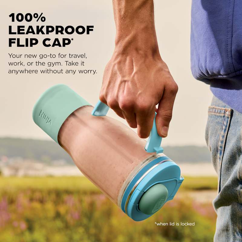 Ninja® 26 oz. BlendBOSS Travel Tumbler With Straw, Blue Raspberry