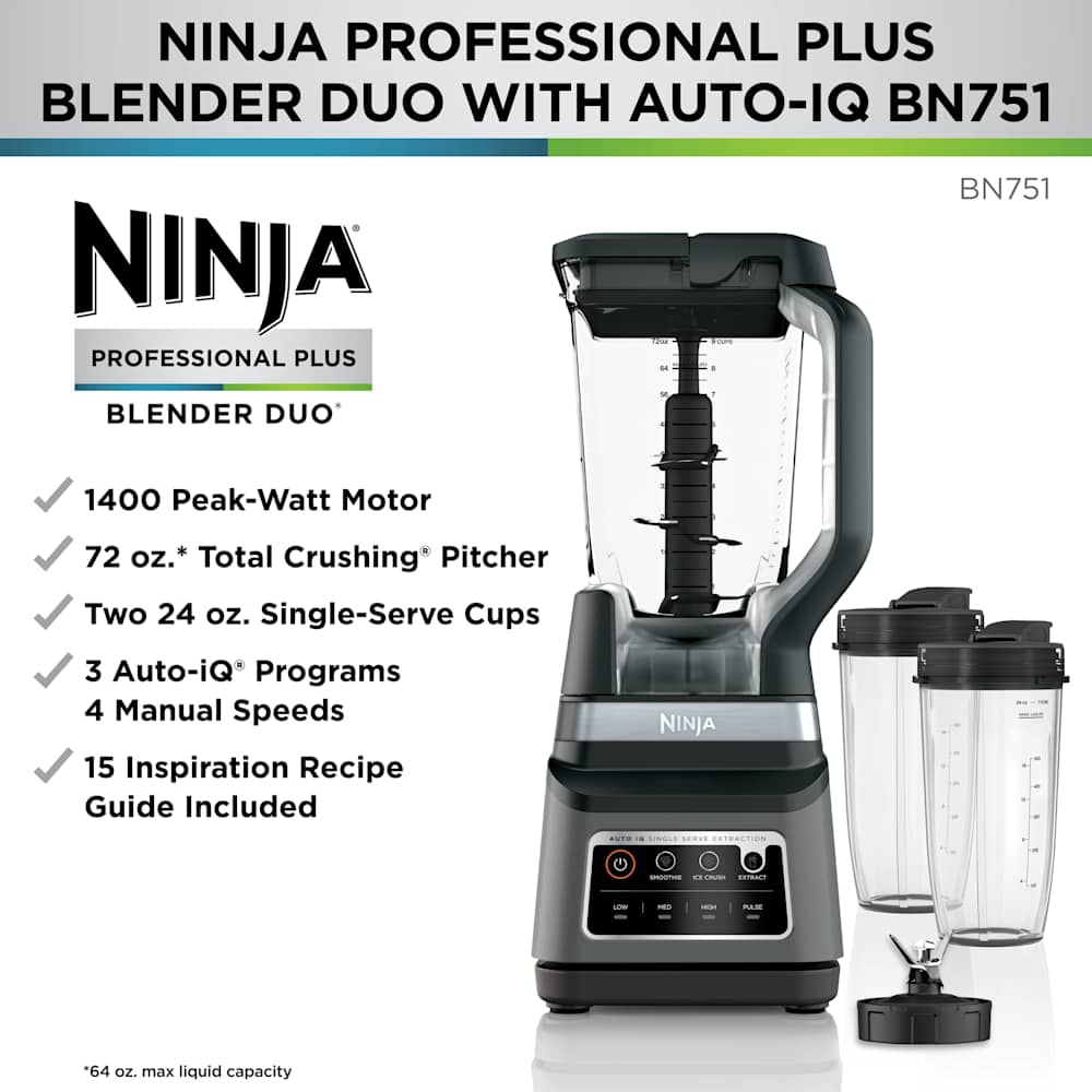 Ninja® Professional Plus Blender DUO® with Auto-iQ®