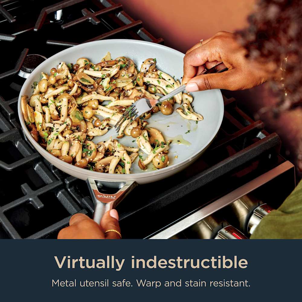 Ninja® Ceramic Pro 11-Piece Cookware Set Stone