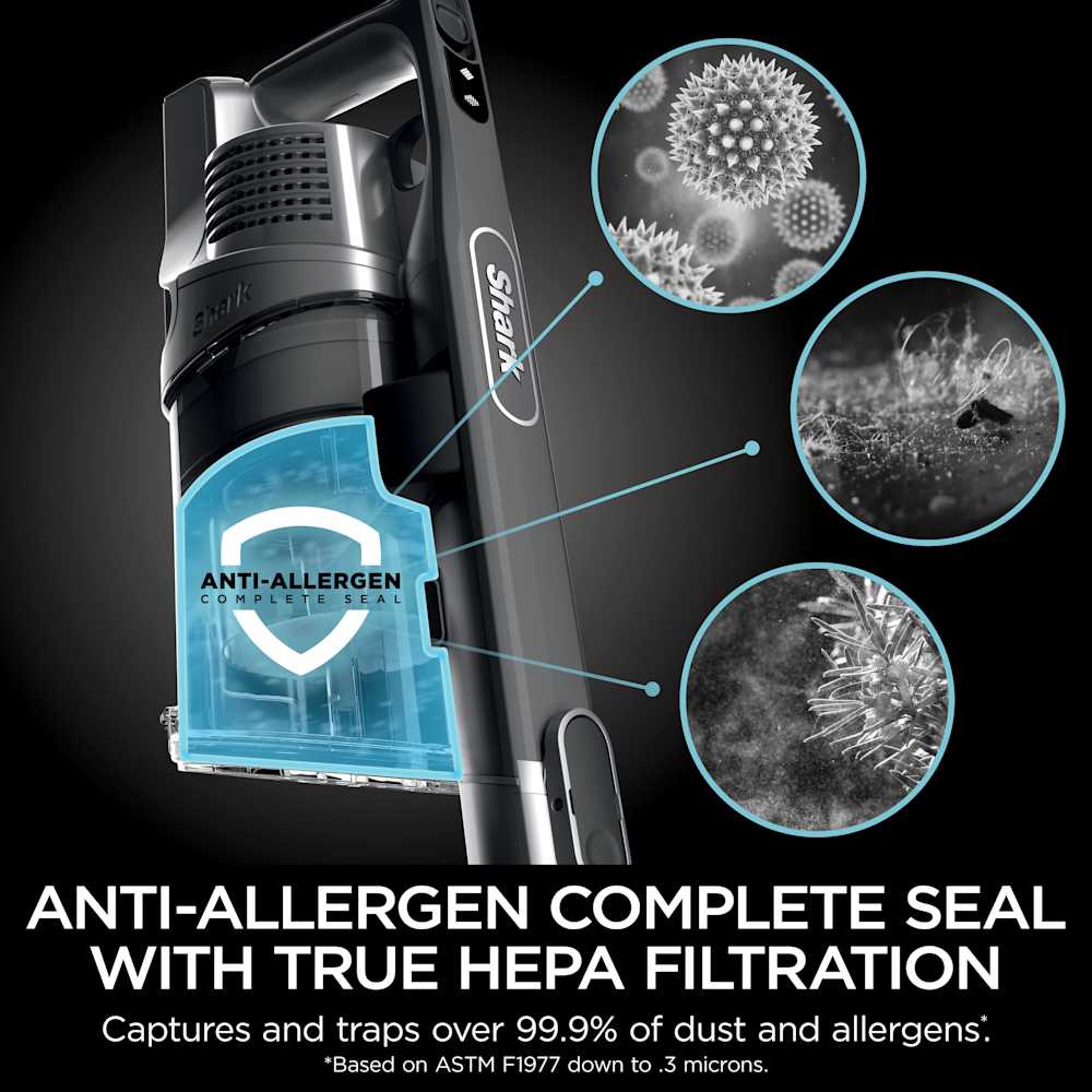 Shark® Pet Plus Cordless Stick Vacuum with PowerFins™, Self-Cleaning Brushroll, and Anti-Allergen Complete Seal Cordless Vacuums - Shark