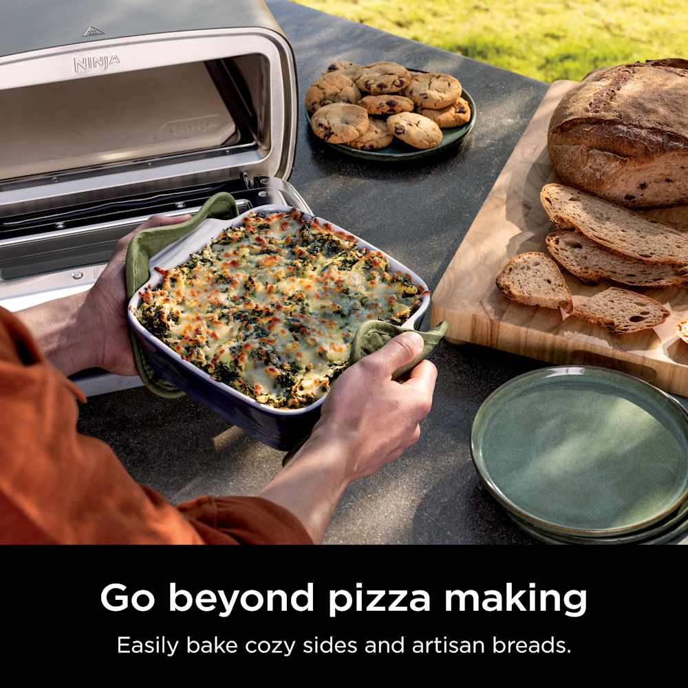 Ninja Artisan™ 5-in-1 Electric Pizza Oven Kit with Peel Adjustable Table & Cover