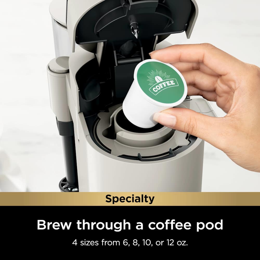 Ninja® Single-Serve Pods & Grounds Specialty Coffee Maker Stone
