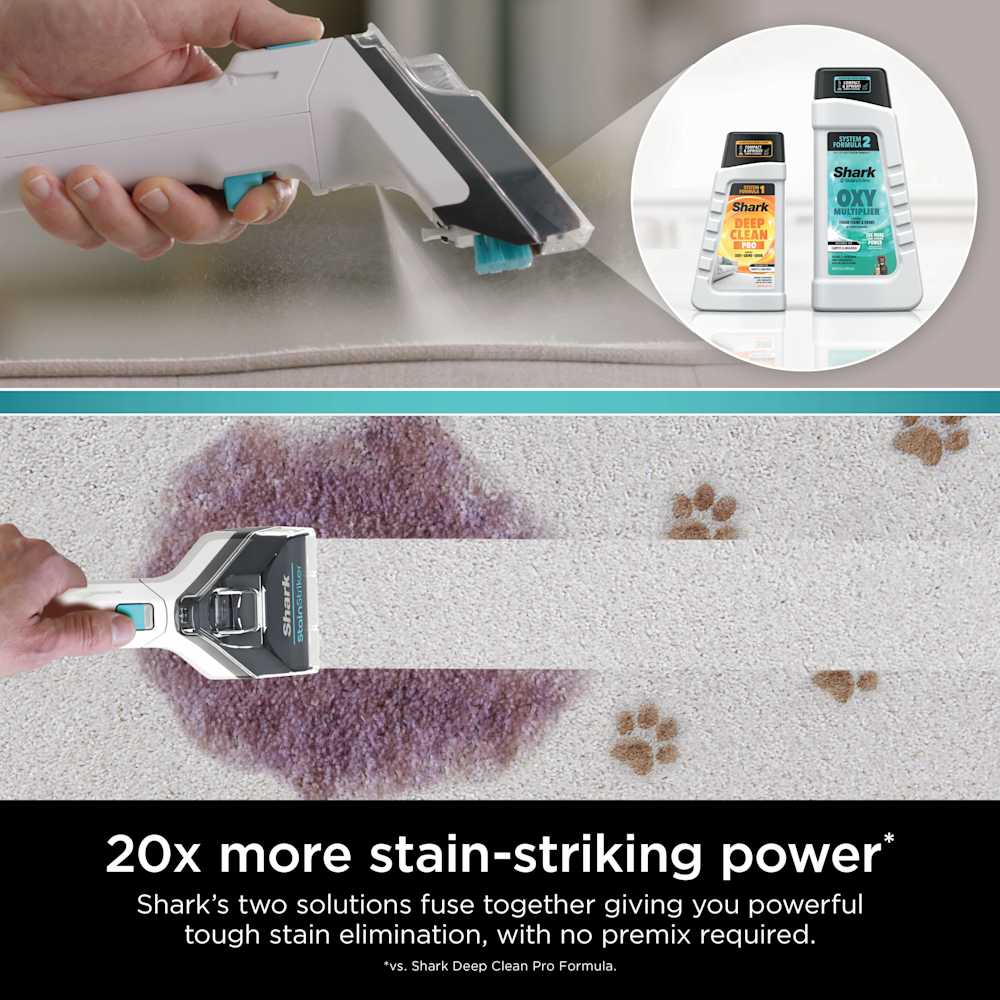 Shark StainStriker Complete Bundle Cleaning Formulas & Supplies - Shark