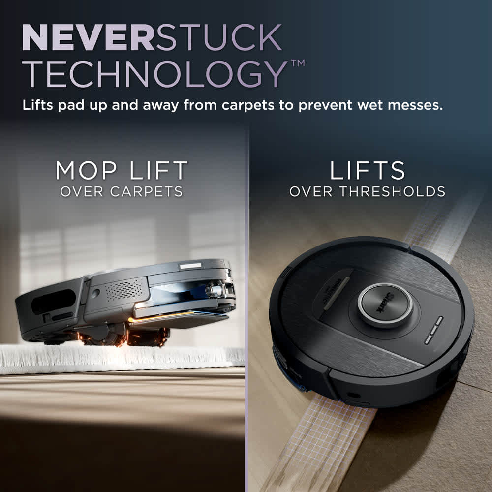 Shark PowerDetect™ 2-in-1 Robot Vacuum and Mop with NeverTouch™ Base