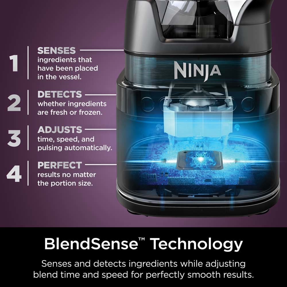 Ninja Detect™ Kitchen System Power Blender Plus Processor Pro with BlendSense™ Technology