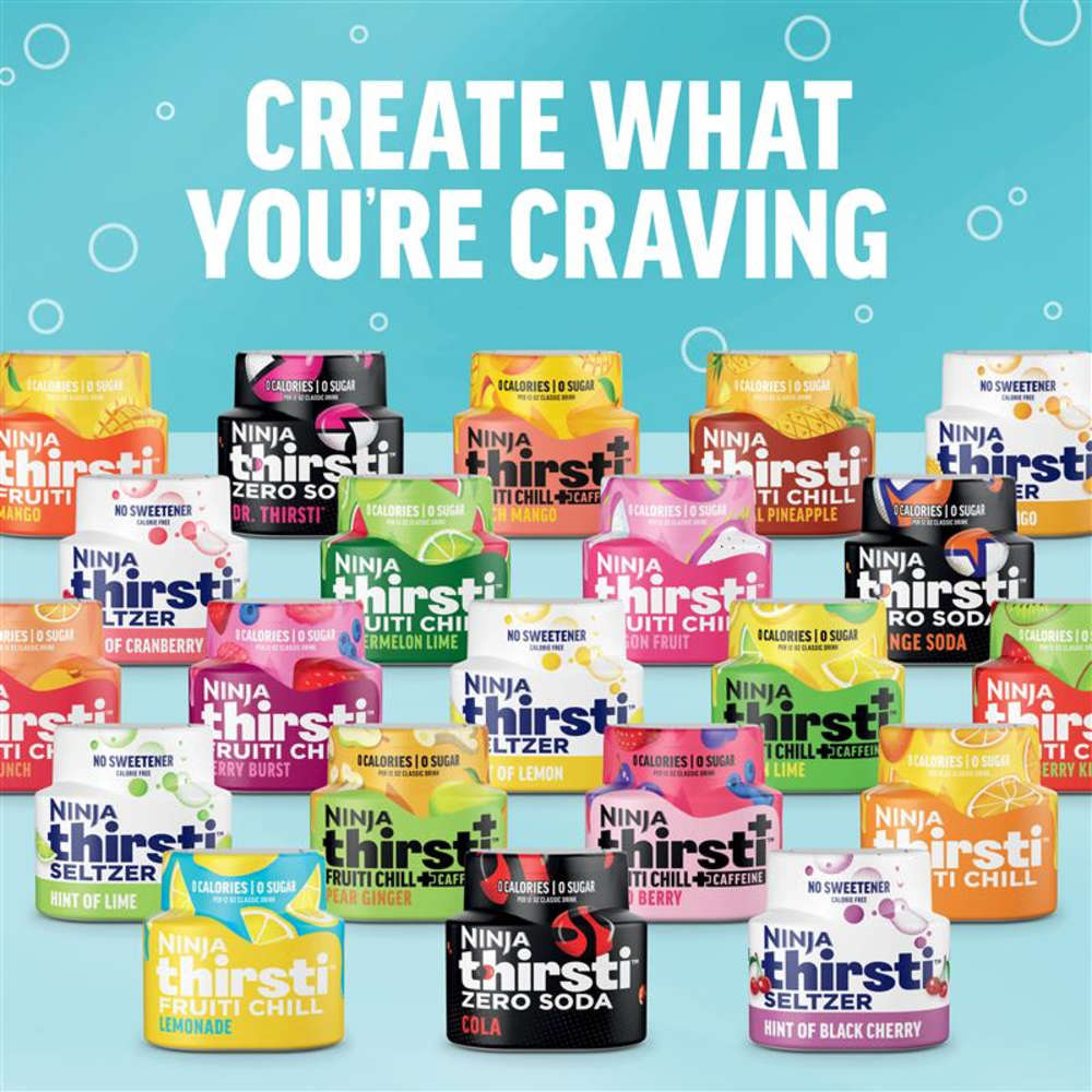Ninja Thirsti™ Sparkling & Still Drink System CO2 Bundle