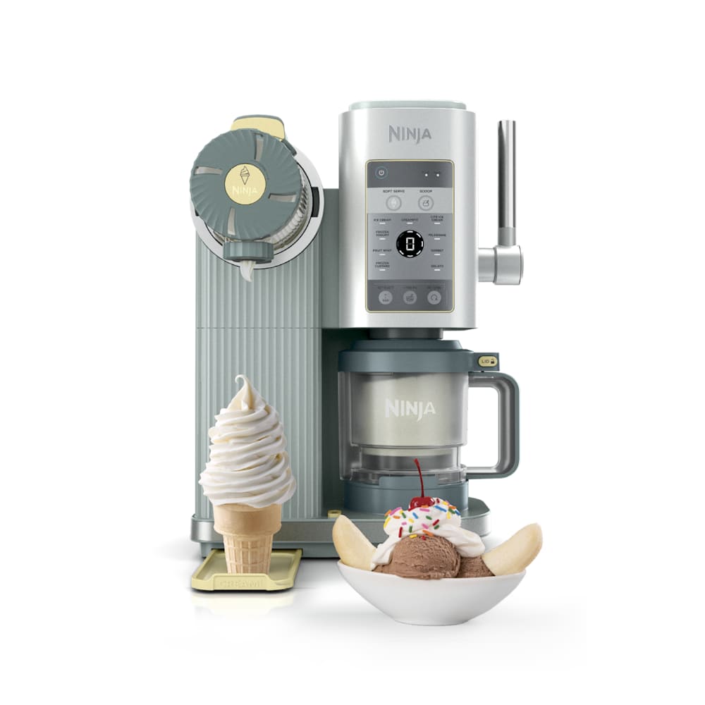 Ninja® CREAMi® Scoop & Swirl™ 13-in-1 Ice Cream and Soft Serve Maker, Soft Sage