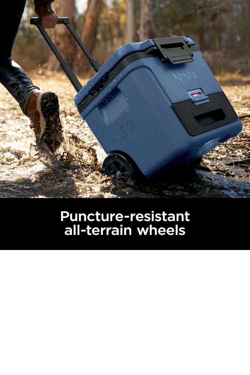 Ninja FrostVault™ 30qt Cooler with Wheels in Lakeshore Blue