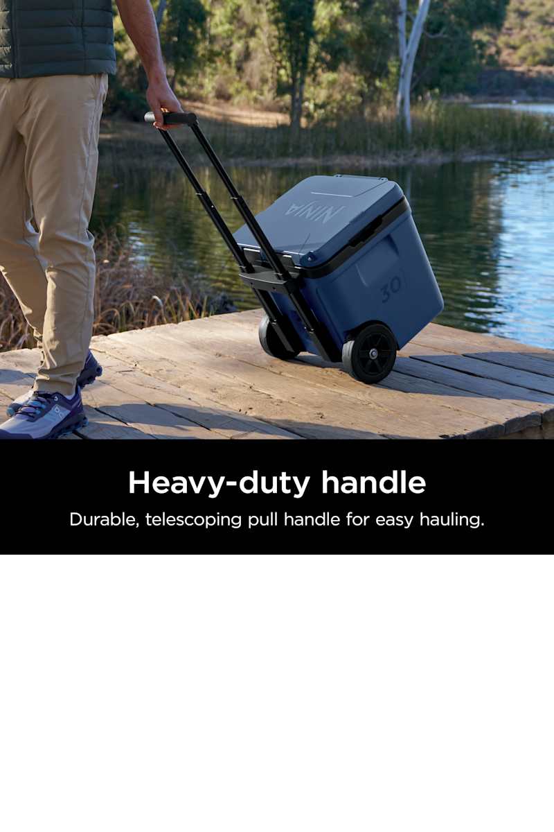 Ninja FrostVault™ 30qt Cooler with Wheels in Lakeshore Blue