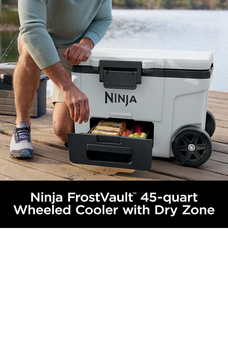 Ninja FrostVault™ 45qt Wheeled Cooler with Dry Zone, Poolside