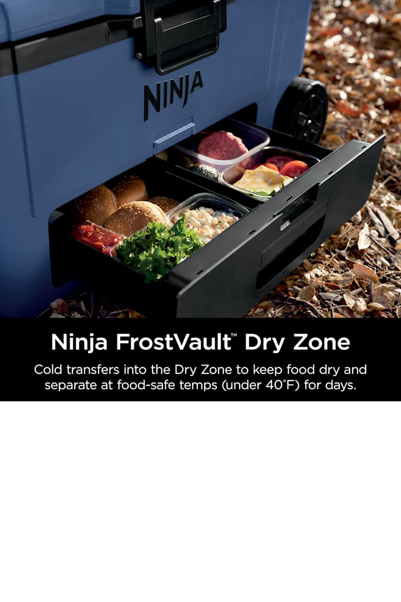 Ninja FrostVault™ 65qt Cooler with Wheels in Lakeshore Blue