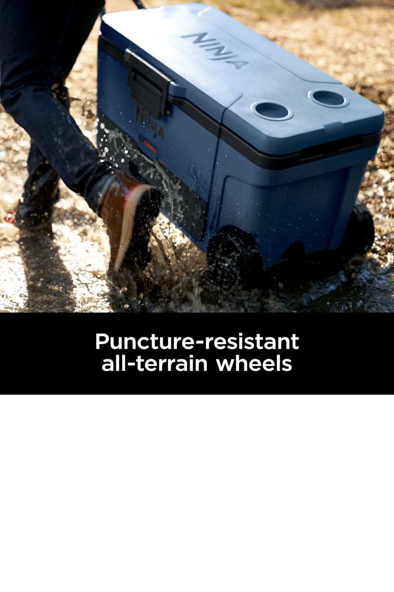 Ninja FrostVault™ 65qt Cooler with Wheels in Lakeshore Blue