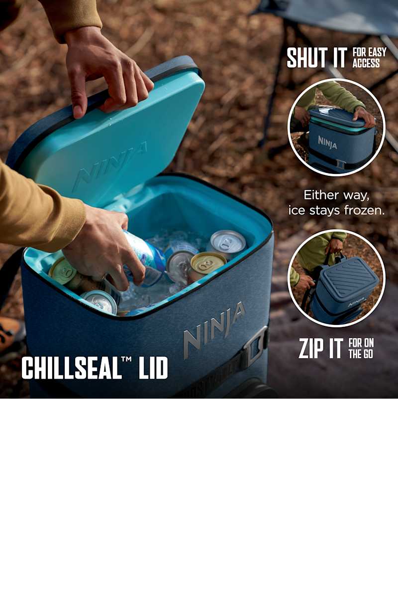 Ninja FrostVault™ 24 Can Backpack Cooler in Lakeshore Blue
