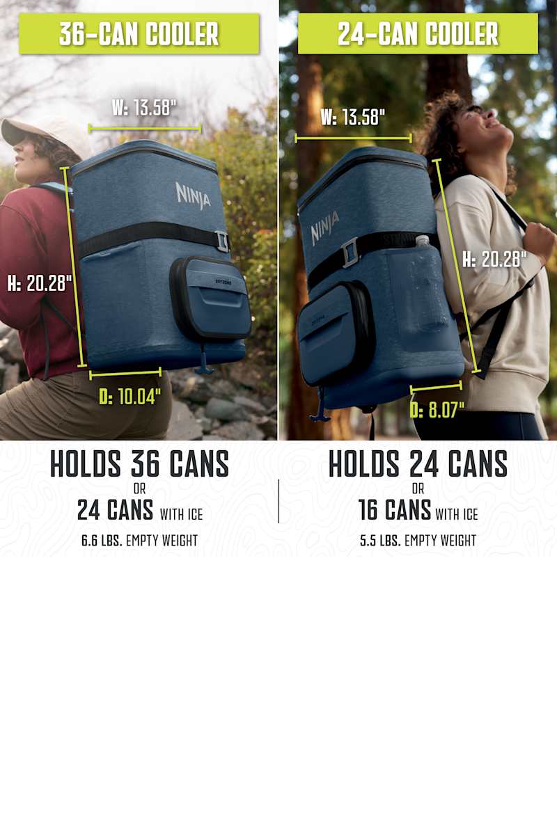Ninja FrostVault™ 24 Can Backpack Cooler in Lakeshore Blue