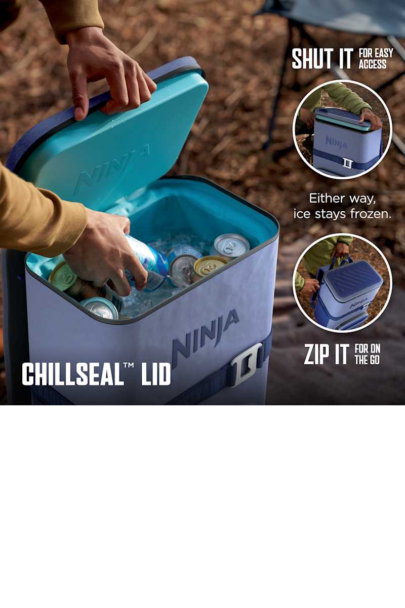 Ninja FrostVault™ 24 Can Backpack Cooler in Blueberry | SharkNinja