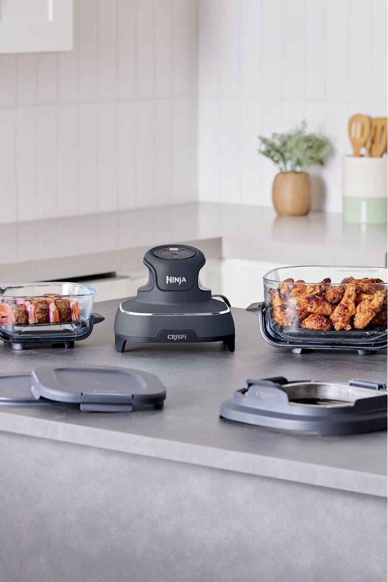 Ninja Crispi™ 4-in-1 Lavender Glass Air Fryer  4 QT & (2) 6 Cup Containers