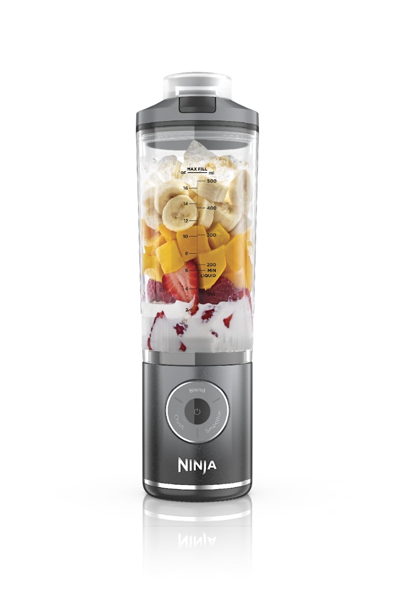 Ninja BLAST ブレンダー グレー Ninja Blast Max Portable Blender with 22oz Twist & Go Vessel Cool