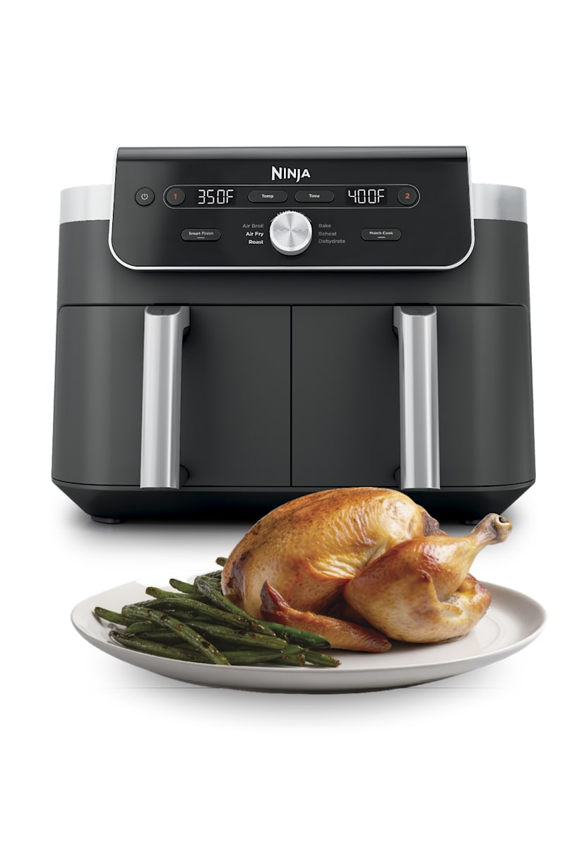Airness II 複数個（5台）セット Free Shipping! Ninja Air Fryer 4-in-1 DualZone FlexBasket with 7