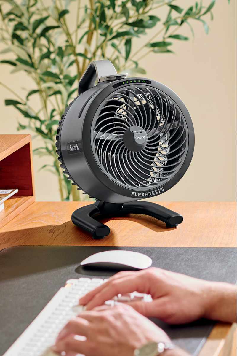 Shark® FlexBreeze® HydroGo™ Pro Fan, Dove | SharkNinja