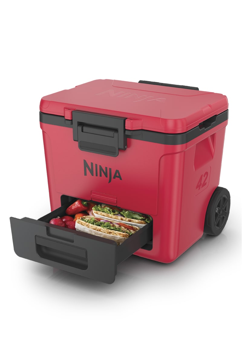 サンシャインレッド2k箱(3~4房入)【正味1.5k以上】 Ninja FrostVault™ 42qt Cooler with Wheels in Lakeshore Blue