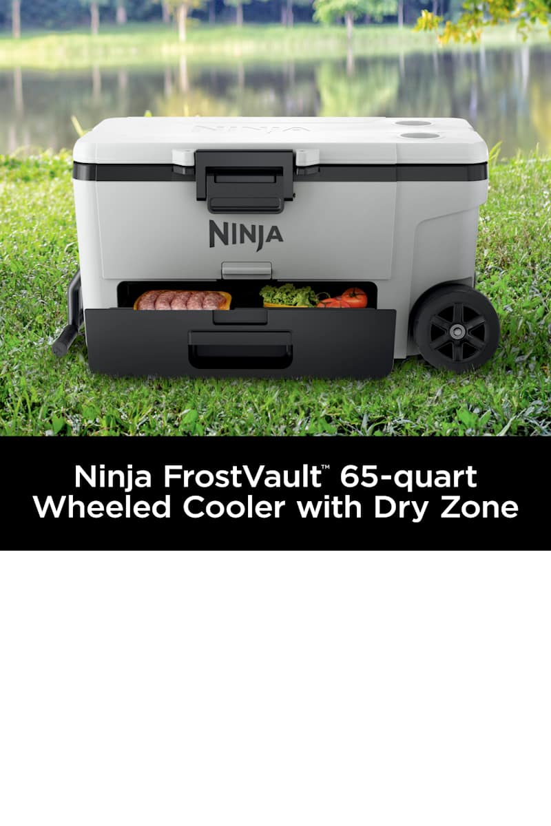 カイリュー Ninja FrostVault™ 65qt Cooler with Wheels in Cloud White | SharkNinja