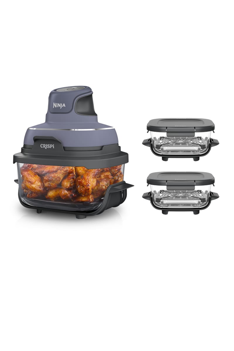 Ninja Crispi™ 4-in-1 Lavender Glass Air Fryer  4 QT & (2) 6 Cup Containers