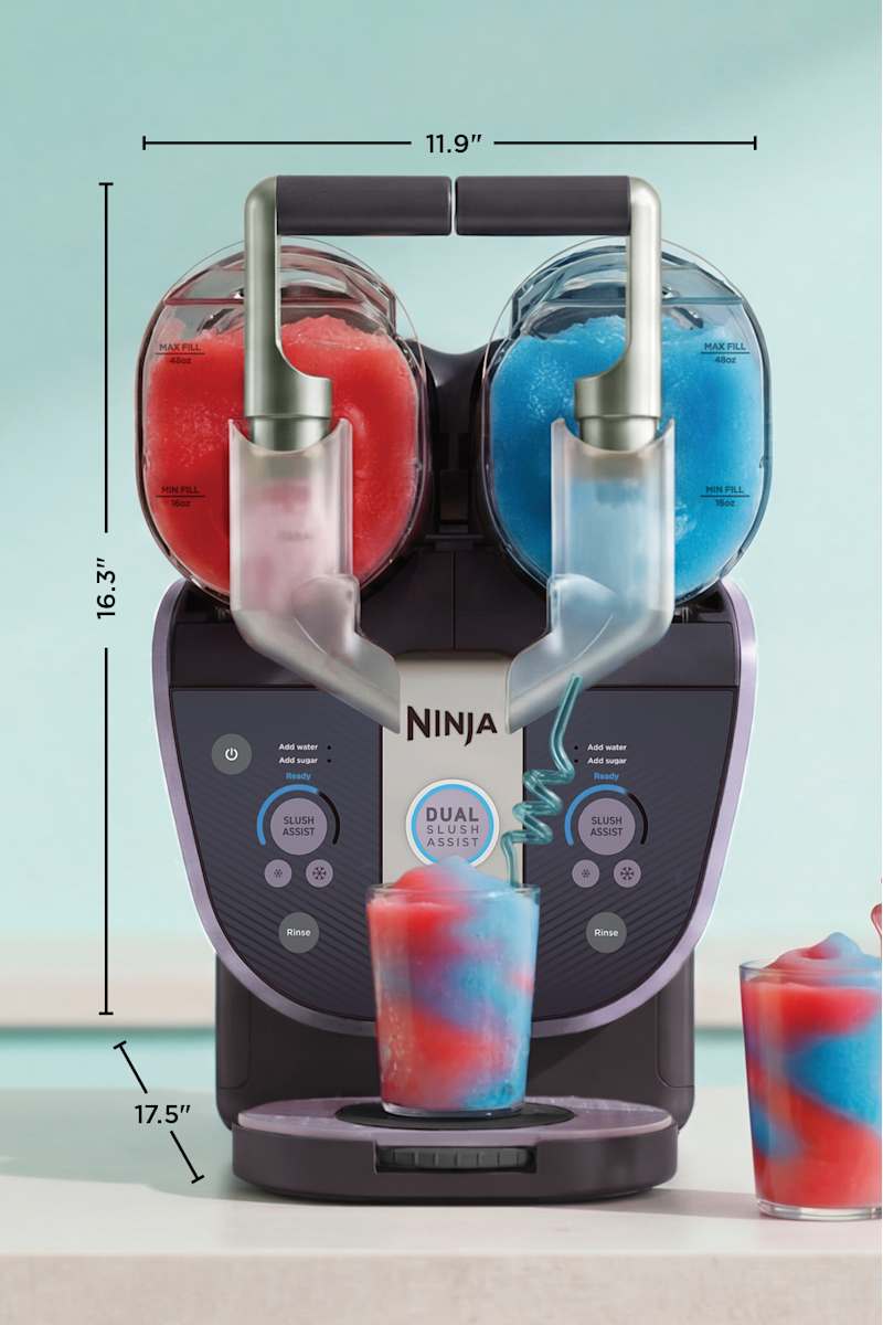 shishikui twist シシクイ　ツイスト　ネイビー Ninja™ SLUSHi™ Twist Slushie Machine in Blue, 10+ Servings