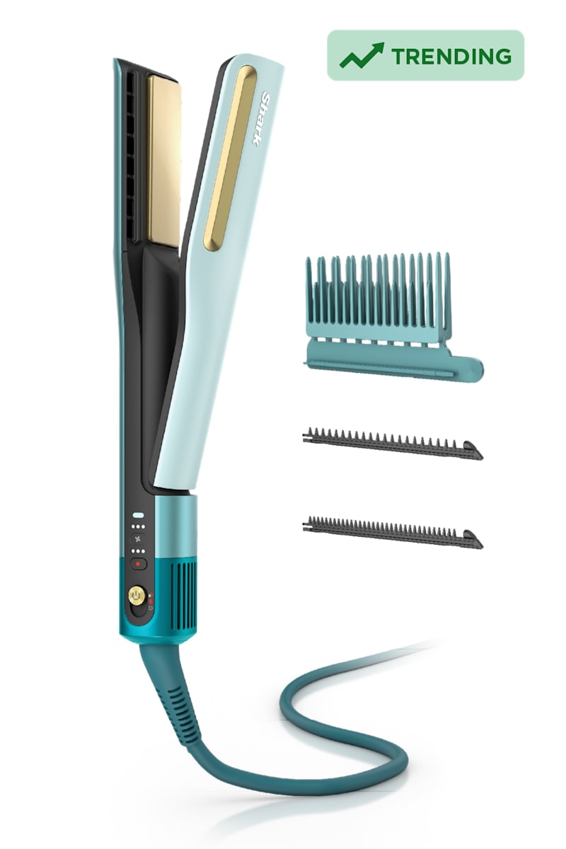 Shark SilkiPro™ Hair Straightener in Turquoise | SharkNinja display picture 1