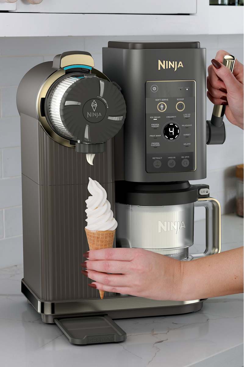 Ninja Creami Scoop & Swirl Soft-Serve Ice Cream Maker