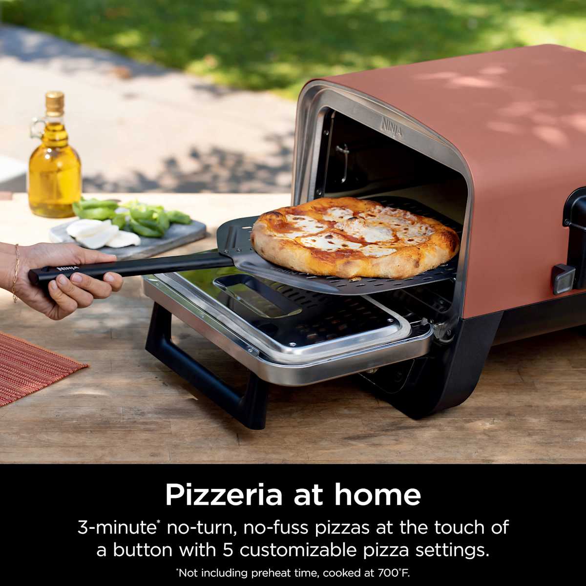 Ninja Woodfire™ 8-in-1 Outdoor Oven with Wireless Thermometer