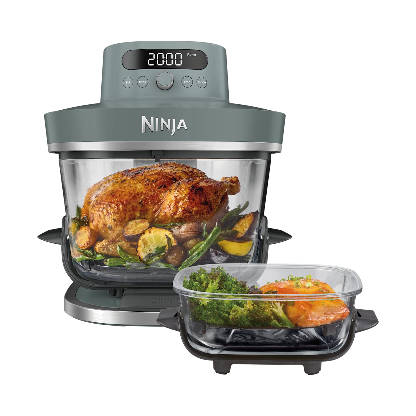 Friggitrice ad aria in vetro XL Ninja CRISPi PRO - Grigio