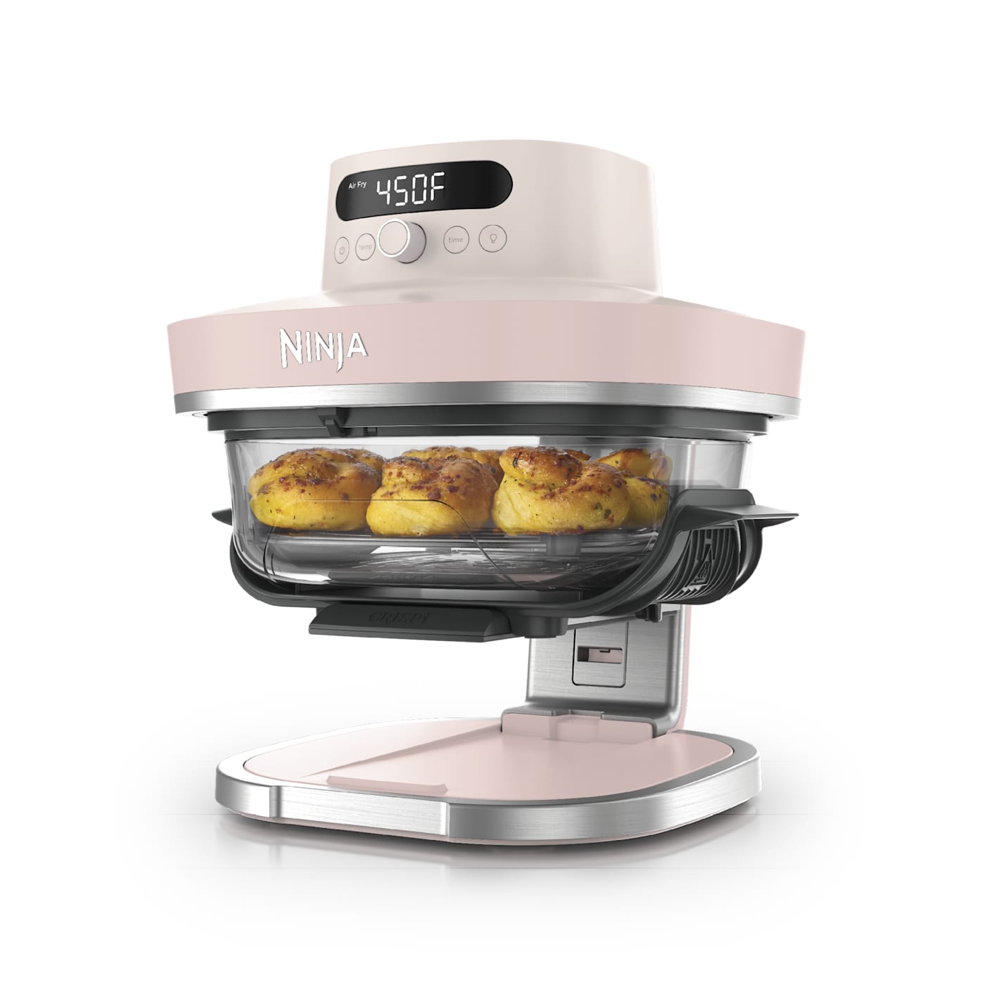Ninja Crispi® Pro 6-in-1 Countertop Glass Air Fryer, Rose Quartz