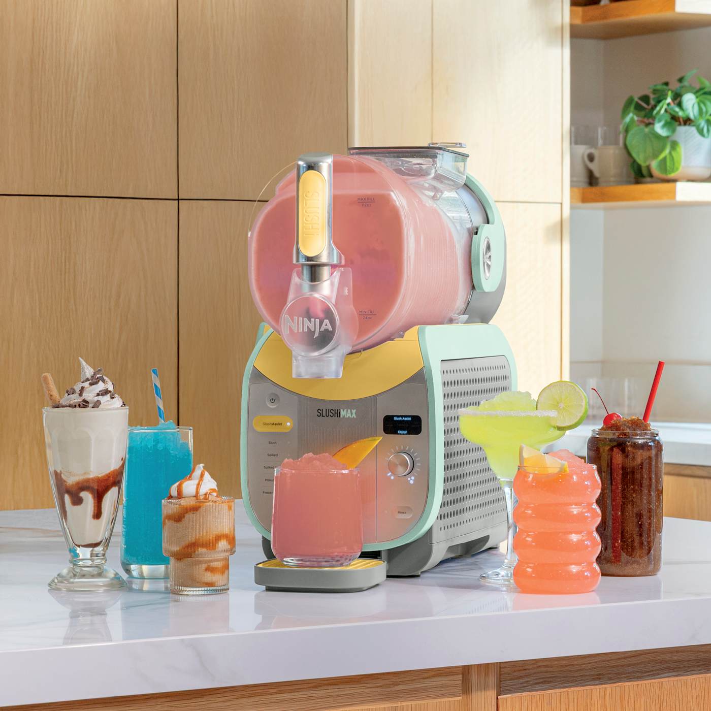 Ninja SLUSHi™ Max Smart Frozen Drink Maker, Blue & Peach