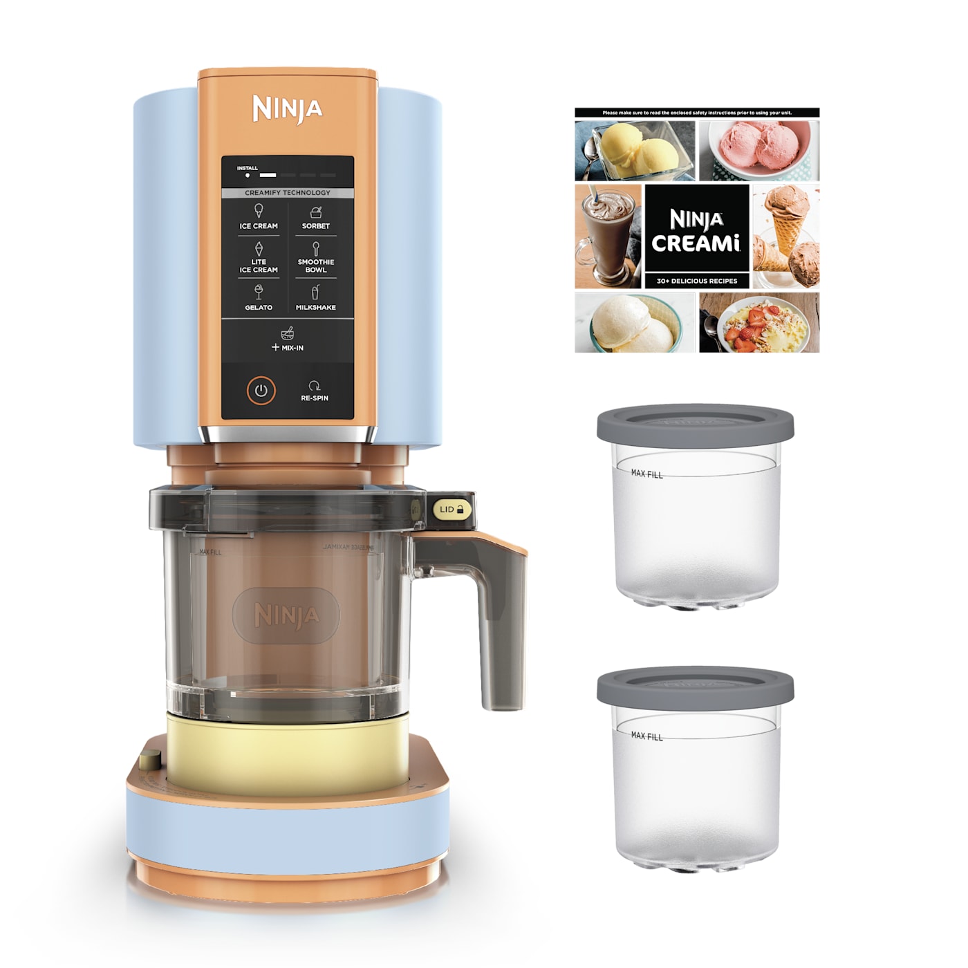 Ninja® CREAMi® 7-in-1 Ice Cream Maker, Sugared Blueberry Apricot