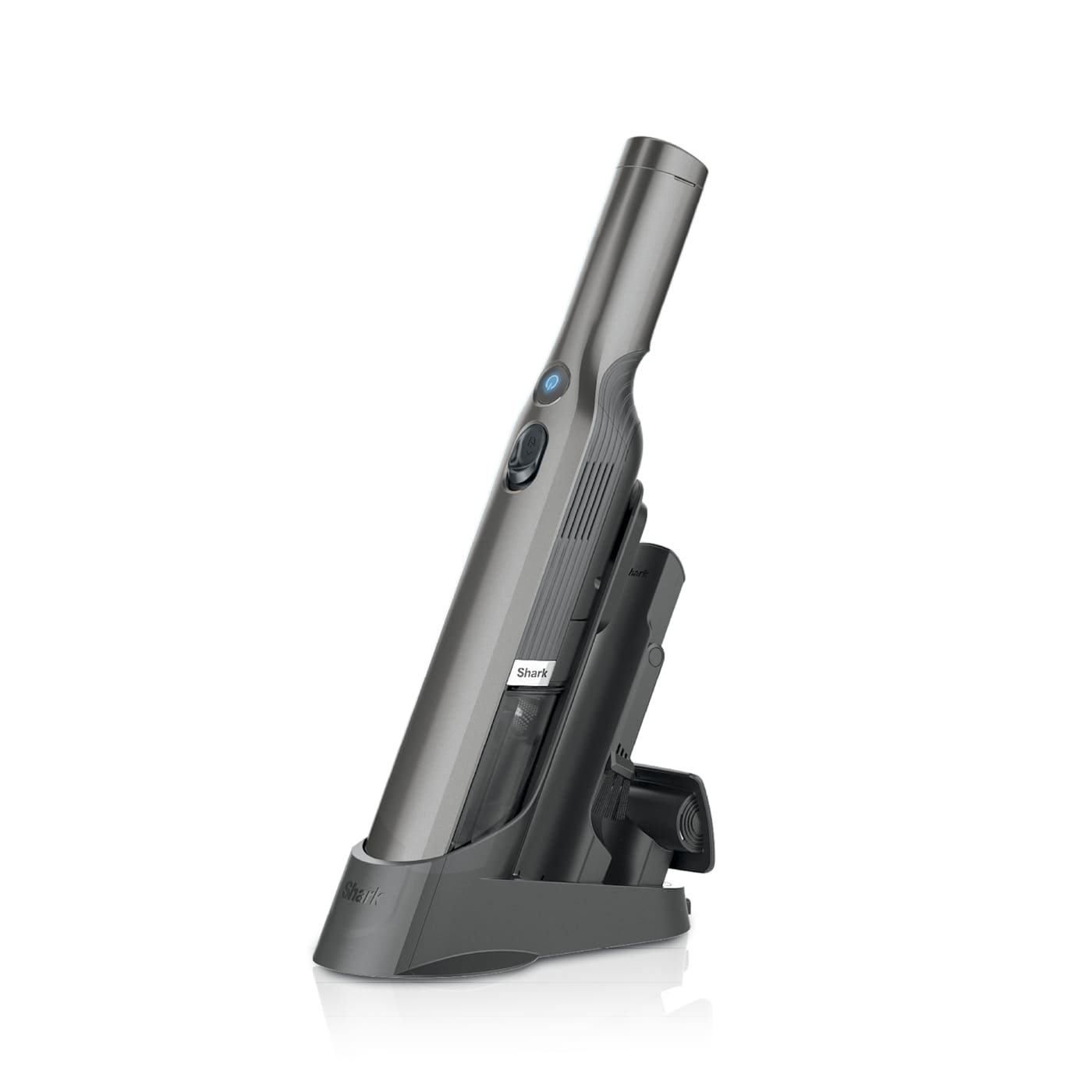 Cordless Handheld Vacuum on Charging Dock - 3D View