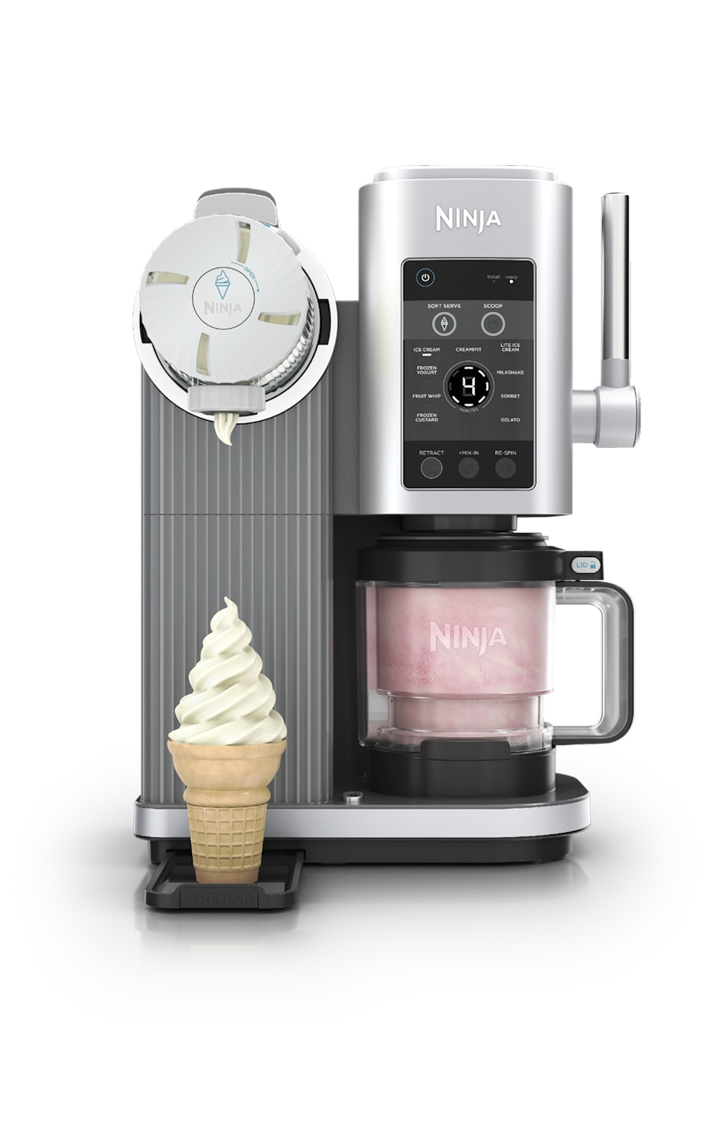 Ninja® CREAMi® Scoop & Swirl Ice Cream & Soft Serve Maker