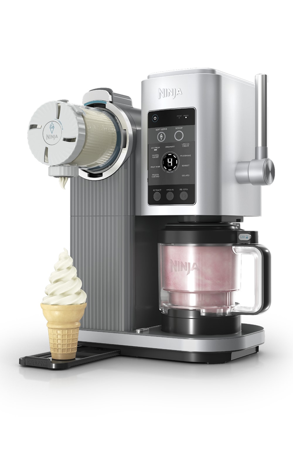 Ninja® CREAMi® Scoop & Swirl Ice Cream & Soft Serve Maker