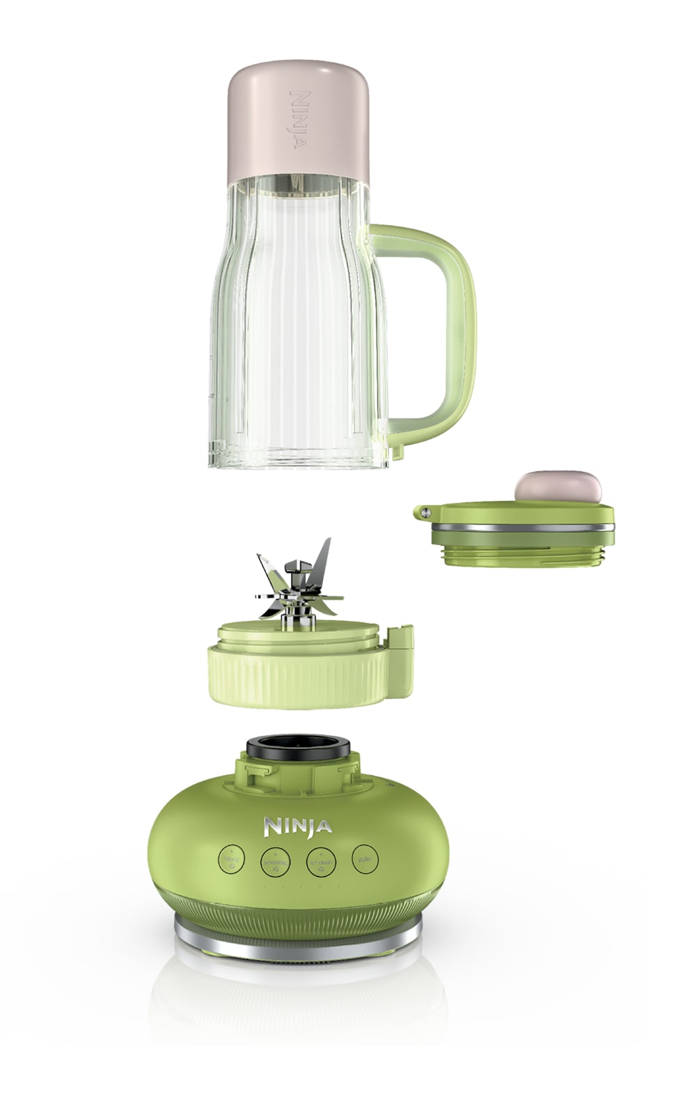 Ninja BlendBOSS™ Tumbler Blender with 26oz Travel Tumbler, Watermelon BubbleGum