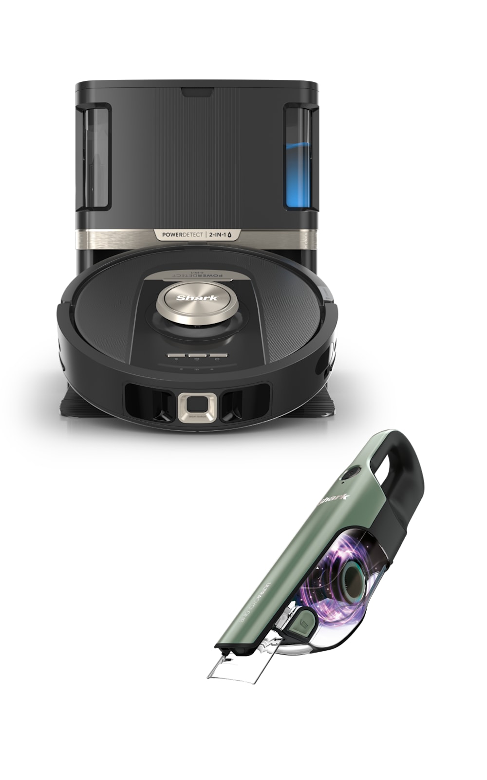 Shark PowerDetect™ 2-in-1 Robot Vacuum and Mop with NeverTouch™ Pro Base