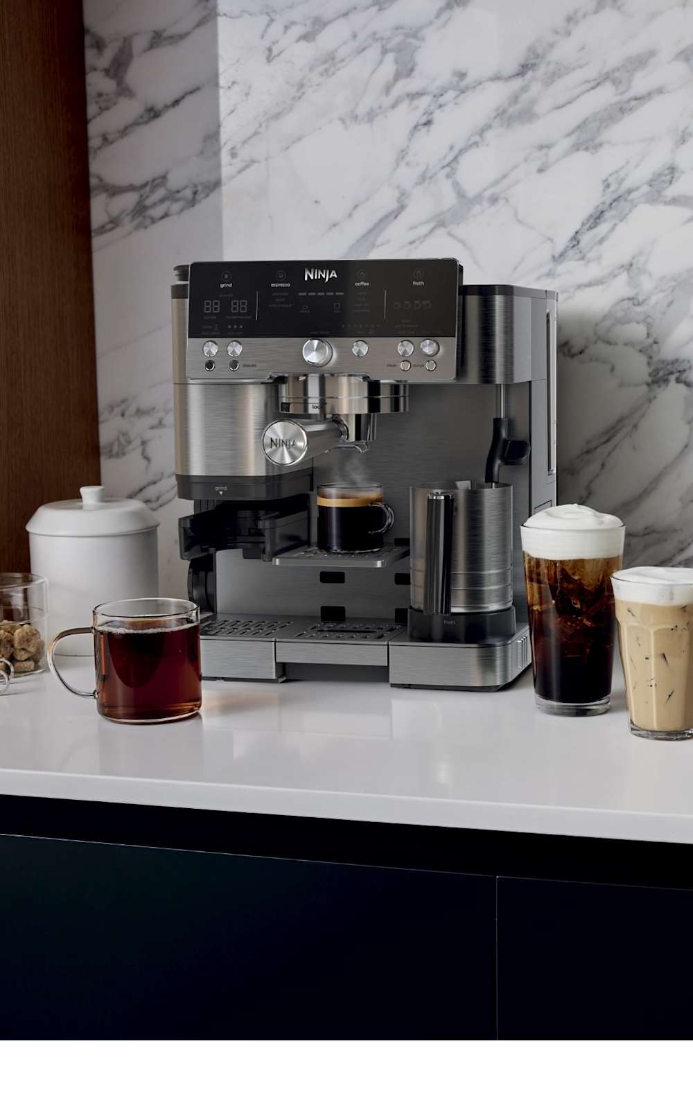 Ninja Luxe™ Café Premier Series Espresso Machine Drip Coffee Maker & Cold Brew Machine