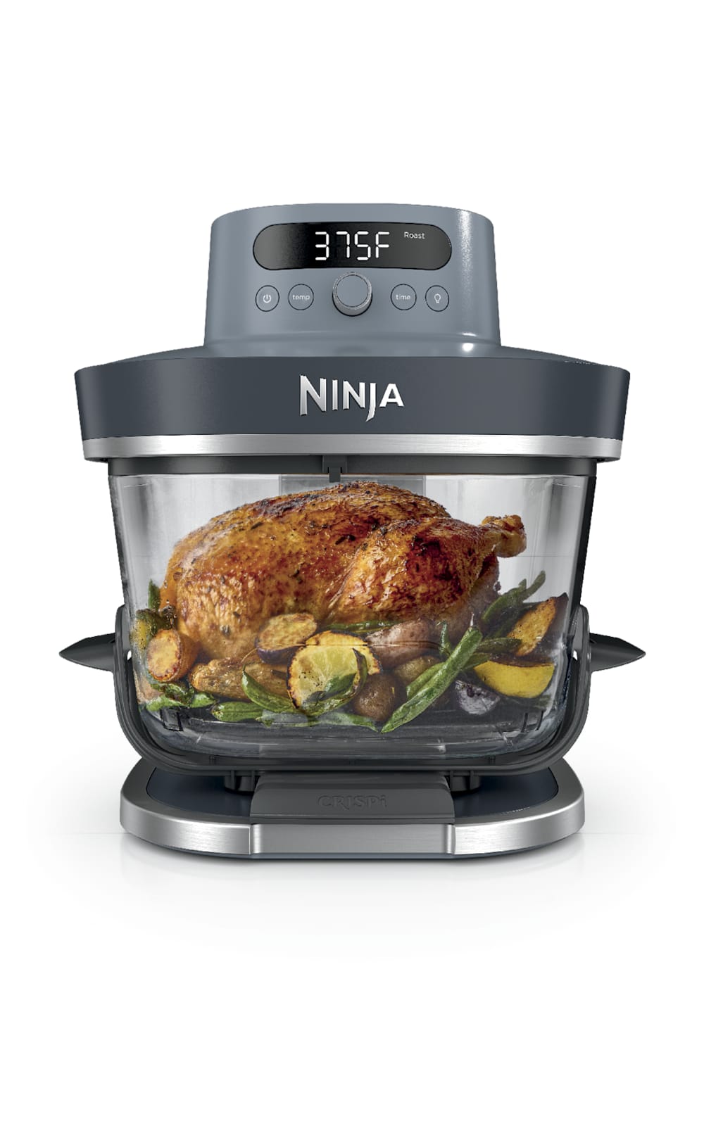 Ninja Crispi® Pro 6-in-1 Glass Countertop Air Fryer, Cyberspace
