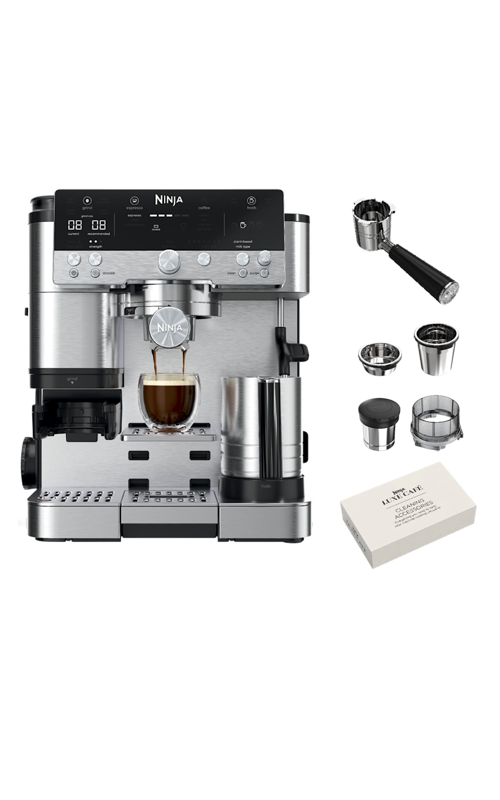 Ninja Luxe™ Café Premier Series 3-in-1 Espresso Machine Drip Coffee Maker & Cold Brew Machine