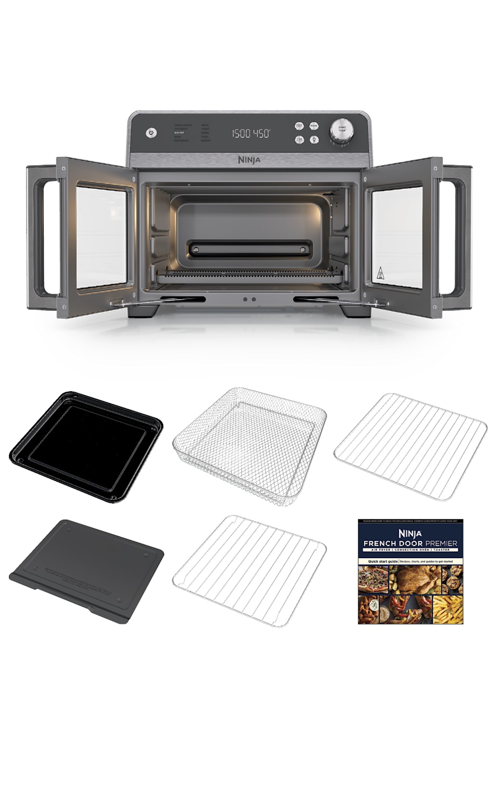 Ninja® French Door Premier Air Fryer, Convection Oven, Toaster