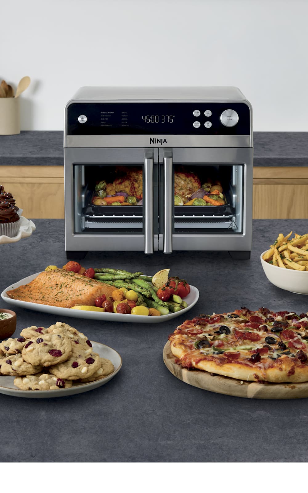 Ninja® French Door Premier Air Fryer, Convection Oven, Toaster