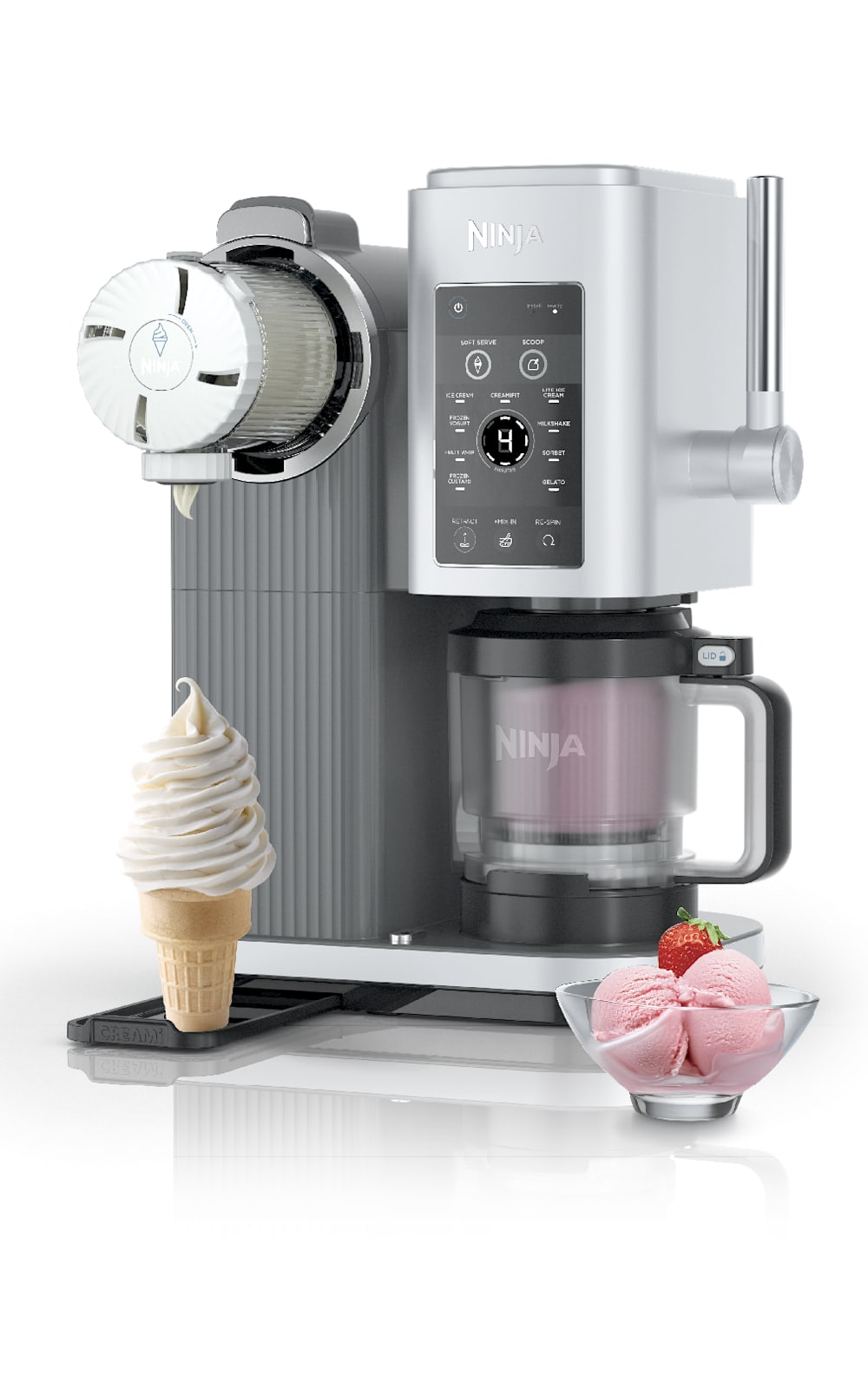 Ninja® CREAMi® Scoop & Swirl Ice Cream & Soft Serve Maker
